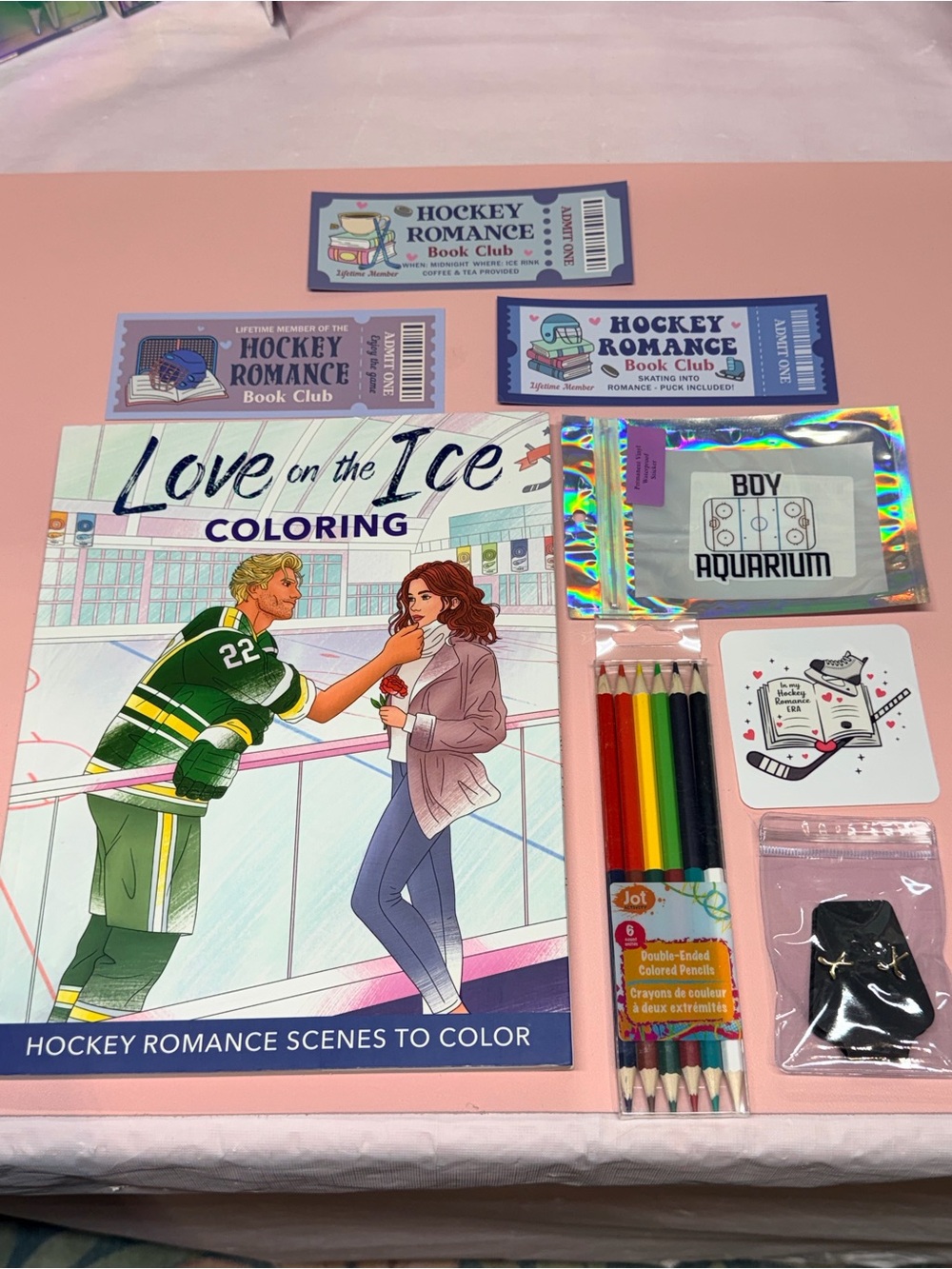 Love on the Ice Coloring Book Set